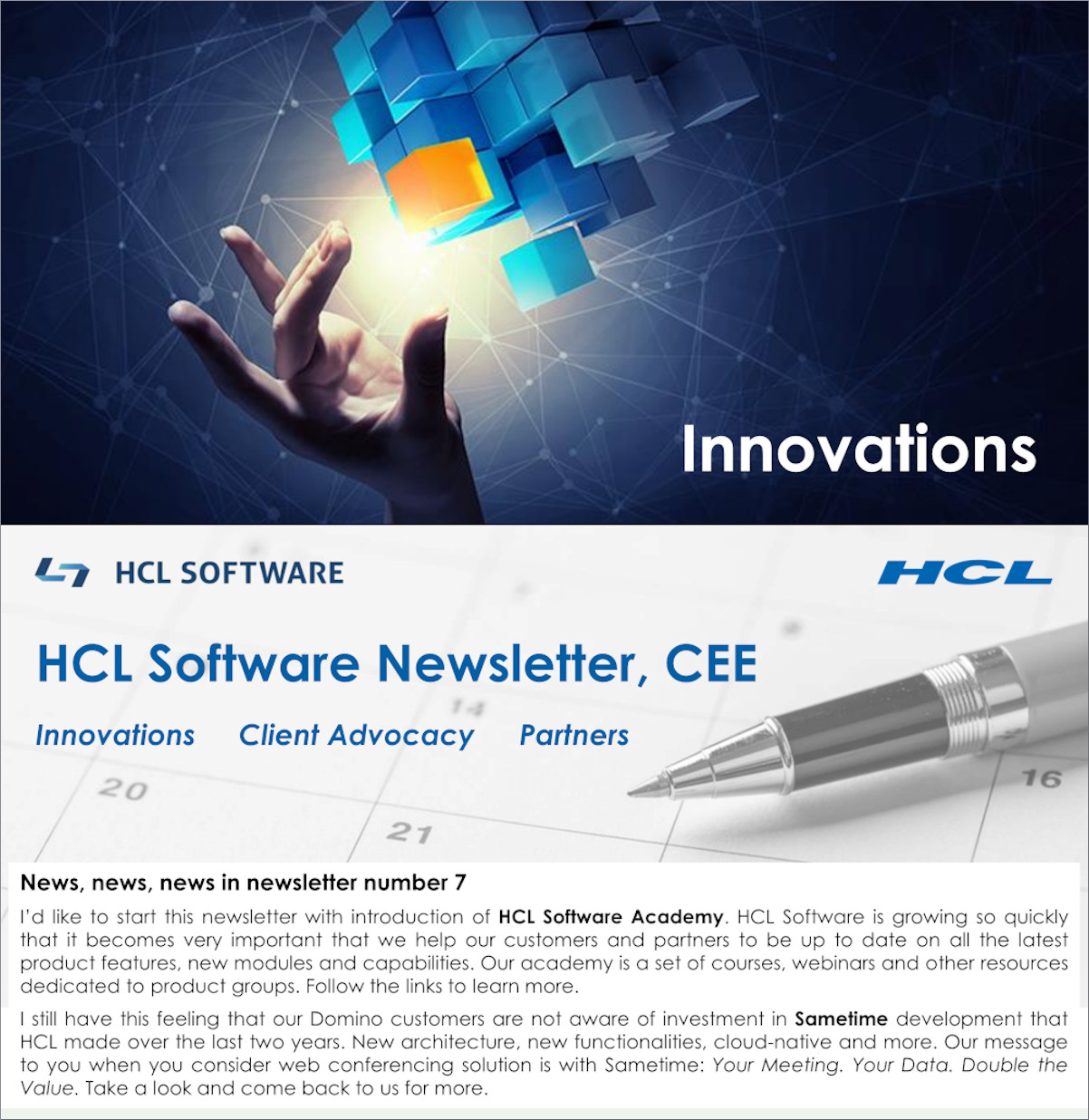 Image:HCL Software Newsletter Octubre 2021