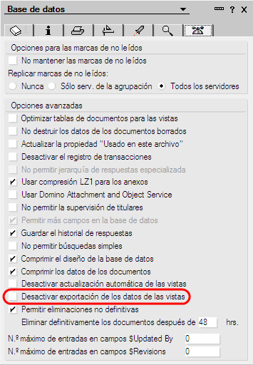 Deshabilitar la función Copiar como Tabla en Lotus Notes