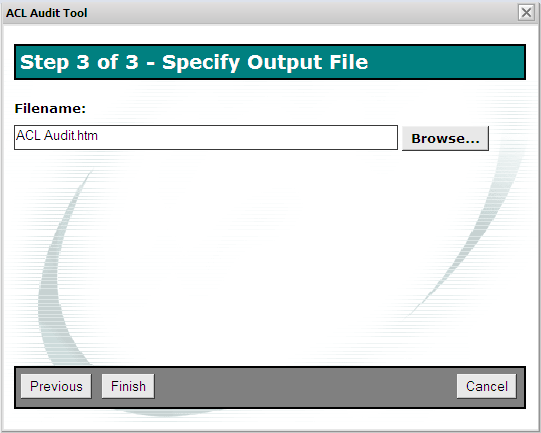 ACL Audit Tool