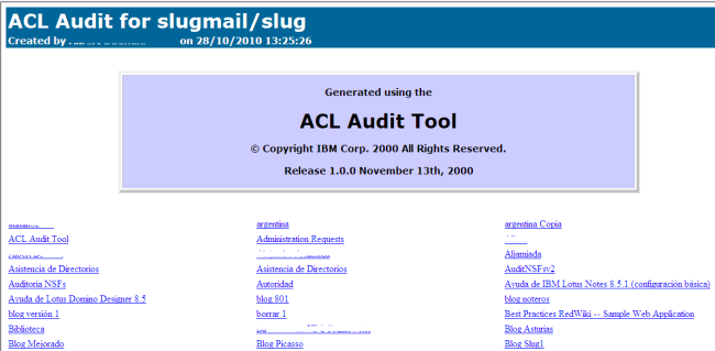 ACL Audit Tool