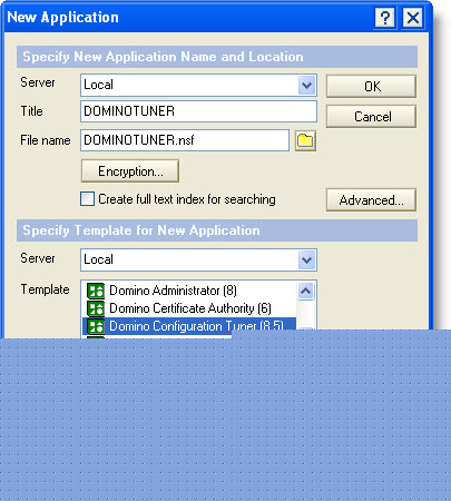 Image:Domino Tuner -  Ajustando el servidor