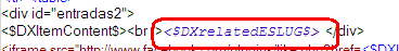 Image:DominoBlog Extended: Related Posts Add-on