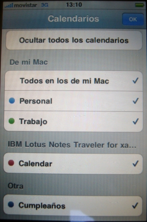 Lotus Traveler en el iPhone OS4