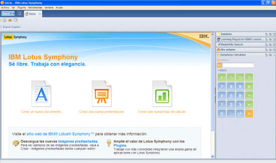 Image:Advertencia sobre el uso de Lotus Symphony 1.3. Puede causar adicción.