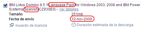 Lotus Notes/Domino 8.5.1. disponible en castellano y catalán