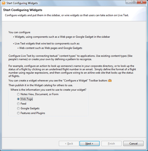 Image:Contextual Widget para Twitter How To