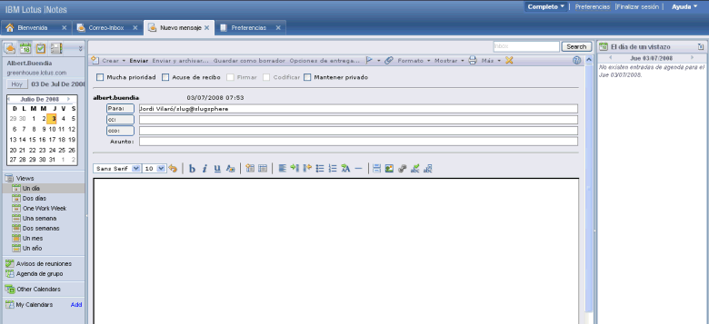 Image:Avance modo UltraLite de Lotus Domino 8.5