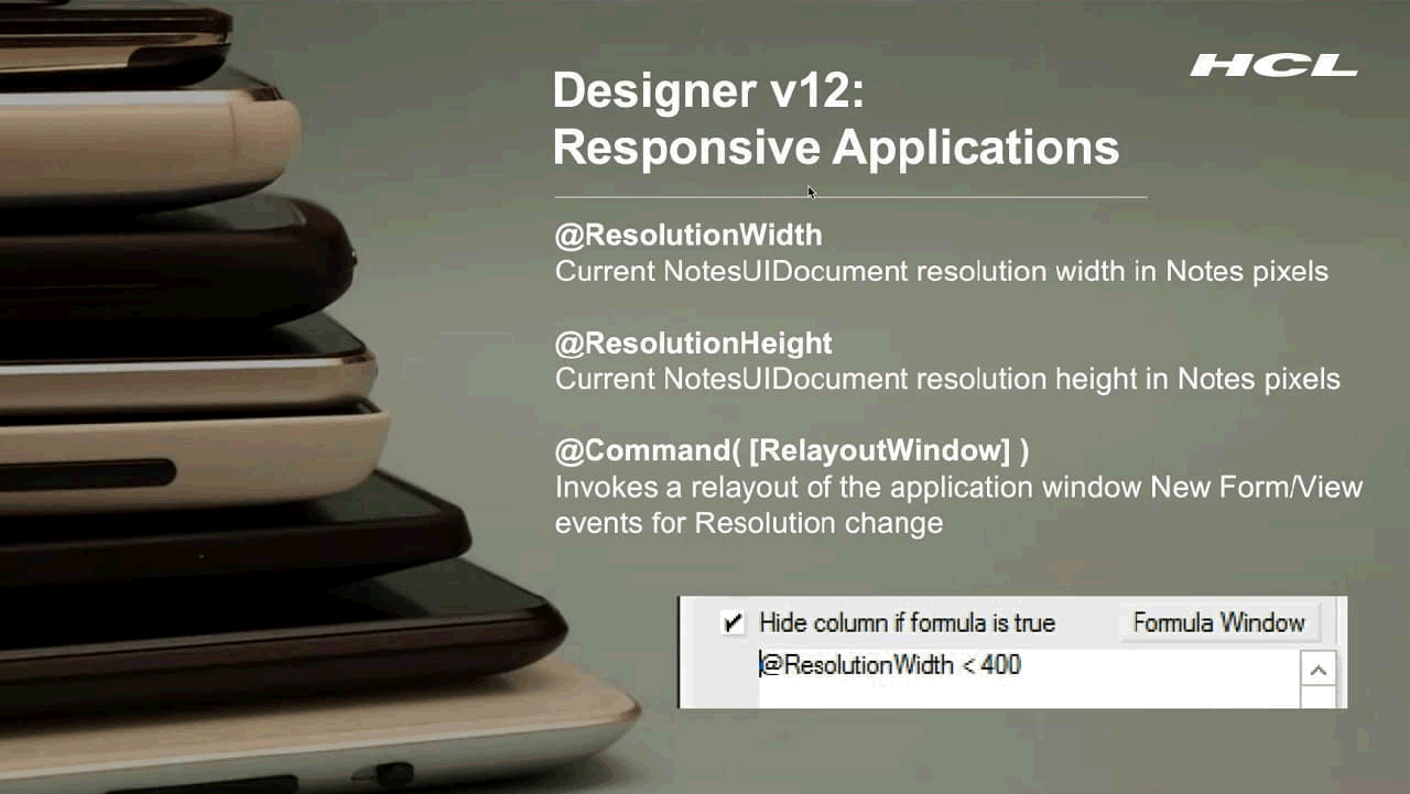 Con la versión 12 del Servidor HCL Domino se podrán diseñar aplicaciones adaptables