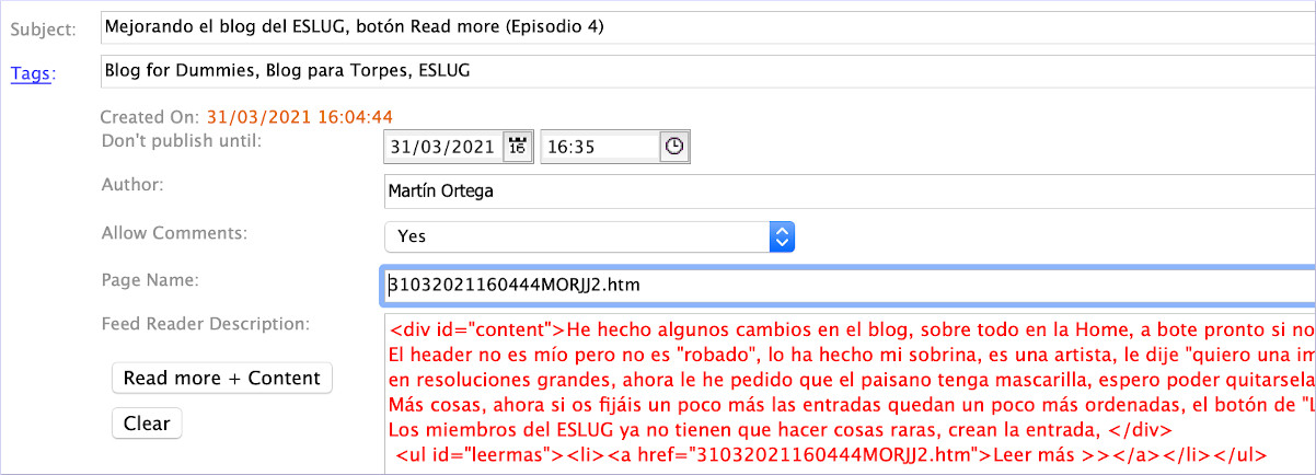 Image:Mejorando el blog del ESLUG, botón Read more (Episodio 4)