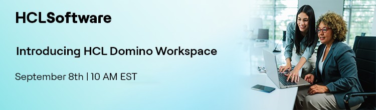 Image:Conferencia Web sobre el lanzamiento de HCL Domino Workspace