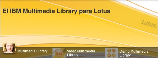 IBM Lotus Biblioteca multimedia