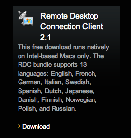 Microsoft Remote Desktop for Mac