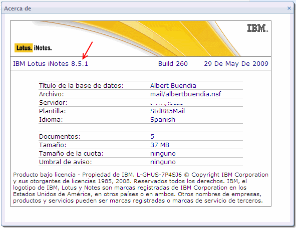iNotes 8.5.1