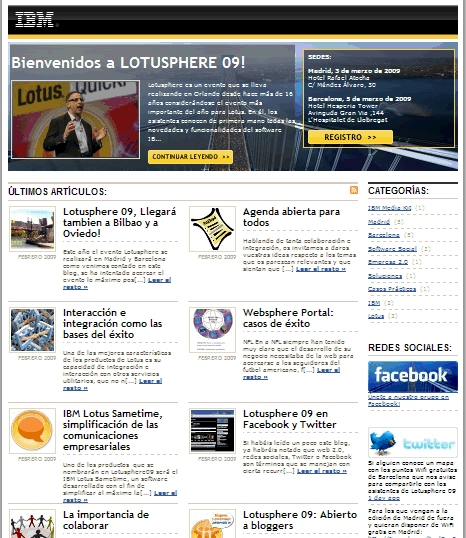 Image:Web de Lotusphere 2009 para España