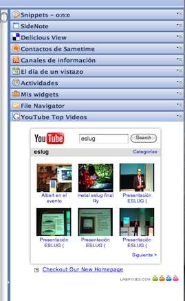 Widget Youtube para Lotus Notes