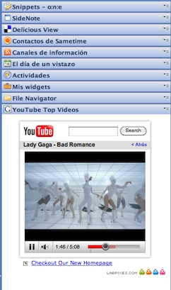 Widget Youtube para Lotus Notes